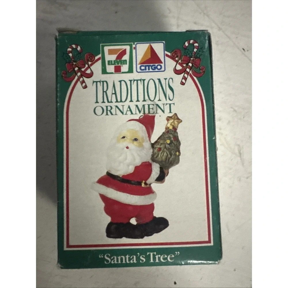 1993 7-Eleven Citgo Traditions Ornament Mixed‎ Lot Of 4 Ornament Lot New